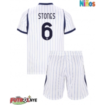 Camiseta Inter Milan John Stones #6 Visitante Equipación para niños 2026-27 manga corta (+ pantalones cortos)